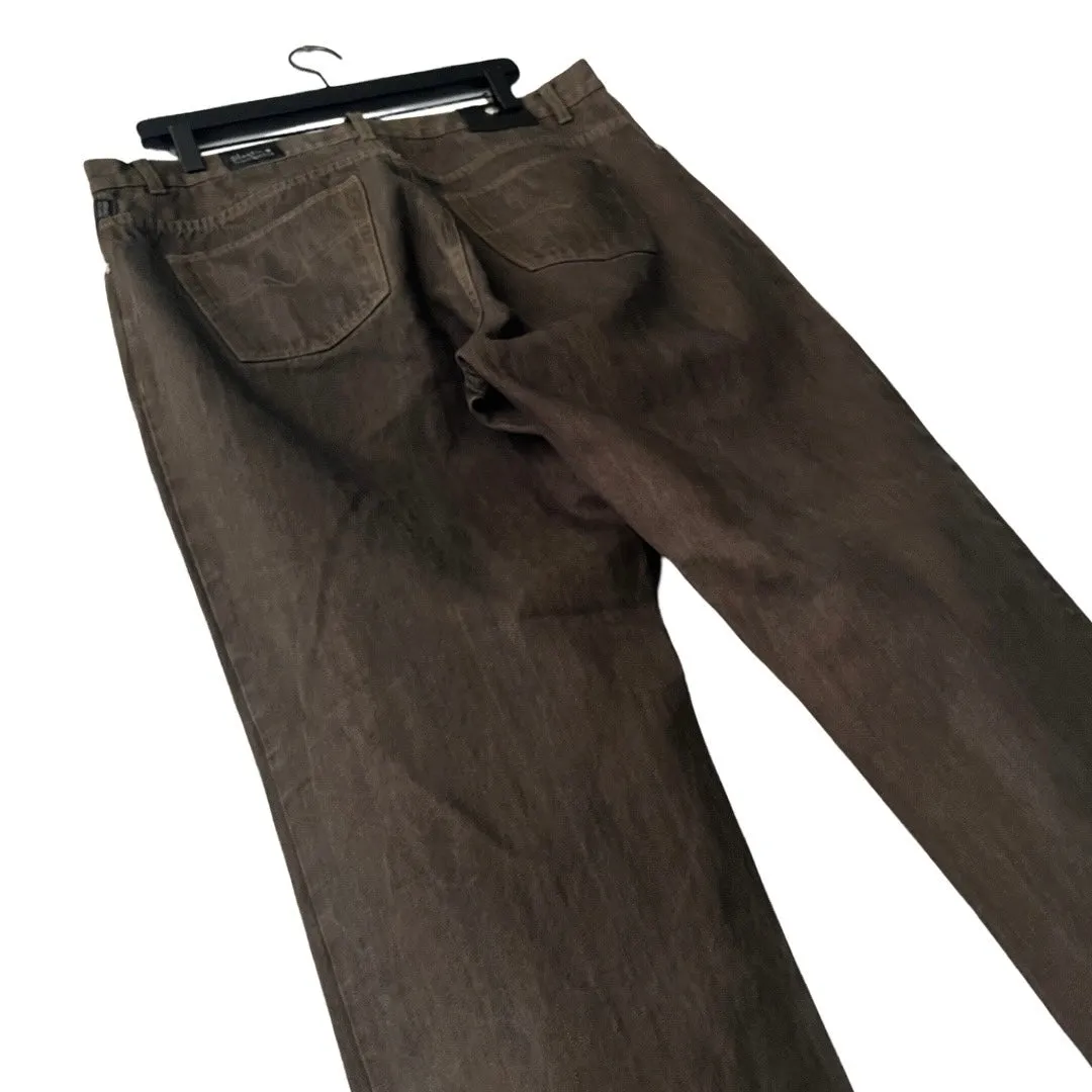 Versace Relaxed Denim Jeans in Resin / 36" Waist
