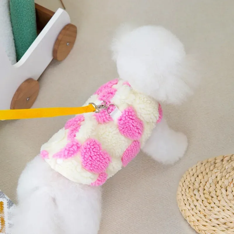 Warm Heart Dog Fleece