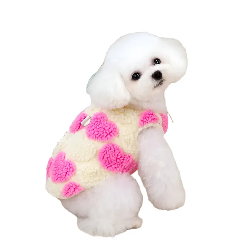 Warm Heart Dog Fleece