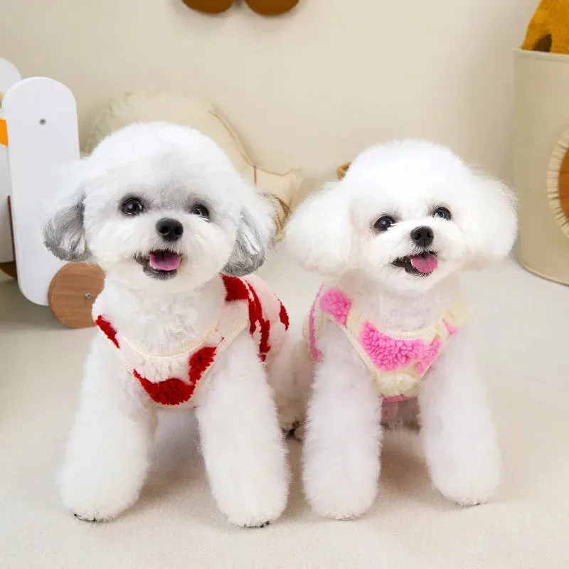 Warm Heart Dog Fleece