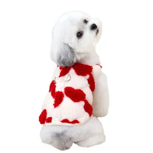 Warm Heart Dog Fleece