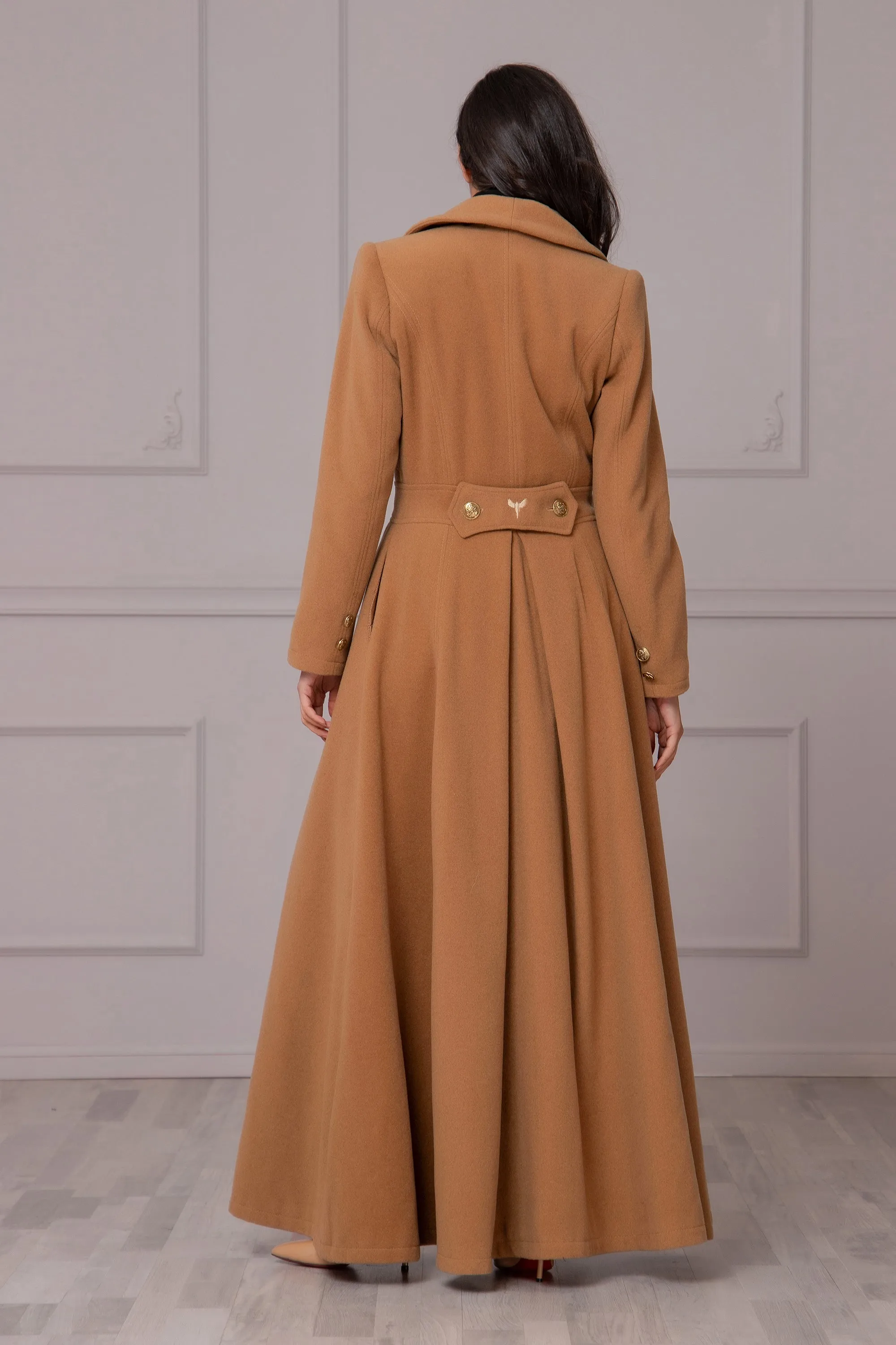 WARM MAXI CAMEL COAT