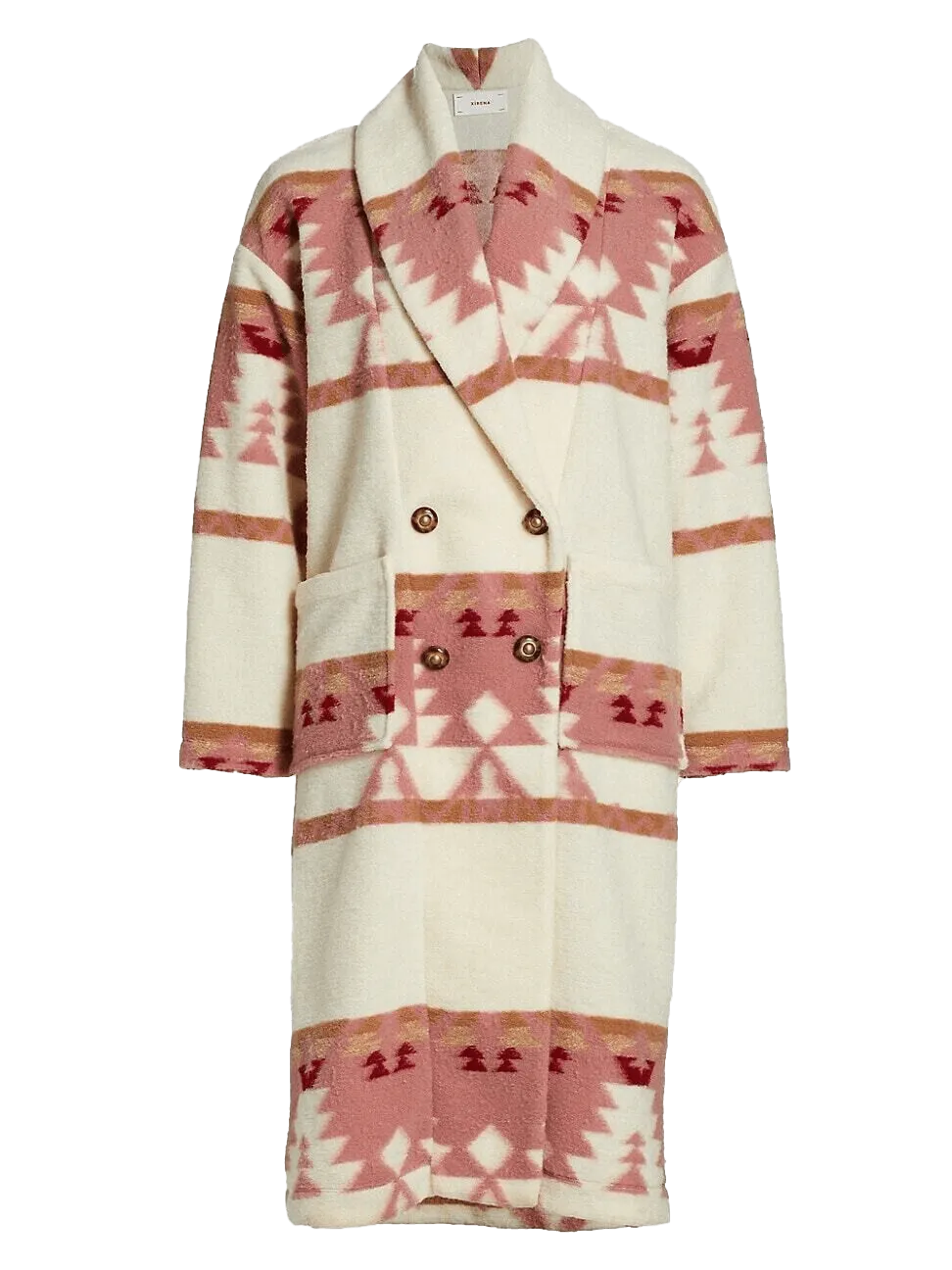 Women Kelly Reilly Yellowstone Beth Dutton Printed Long Coat | Womens Printed Long Coat