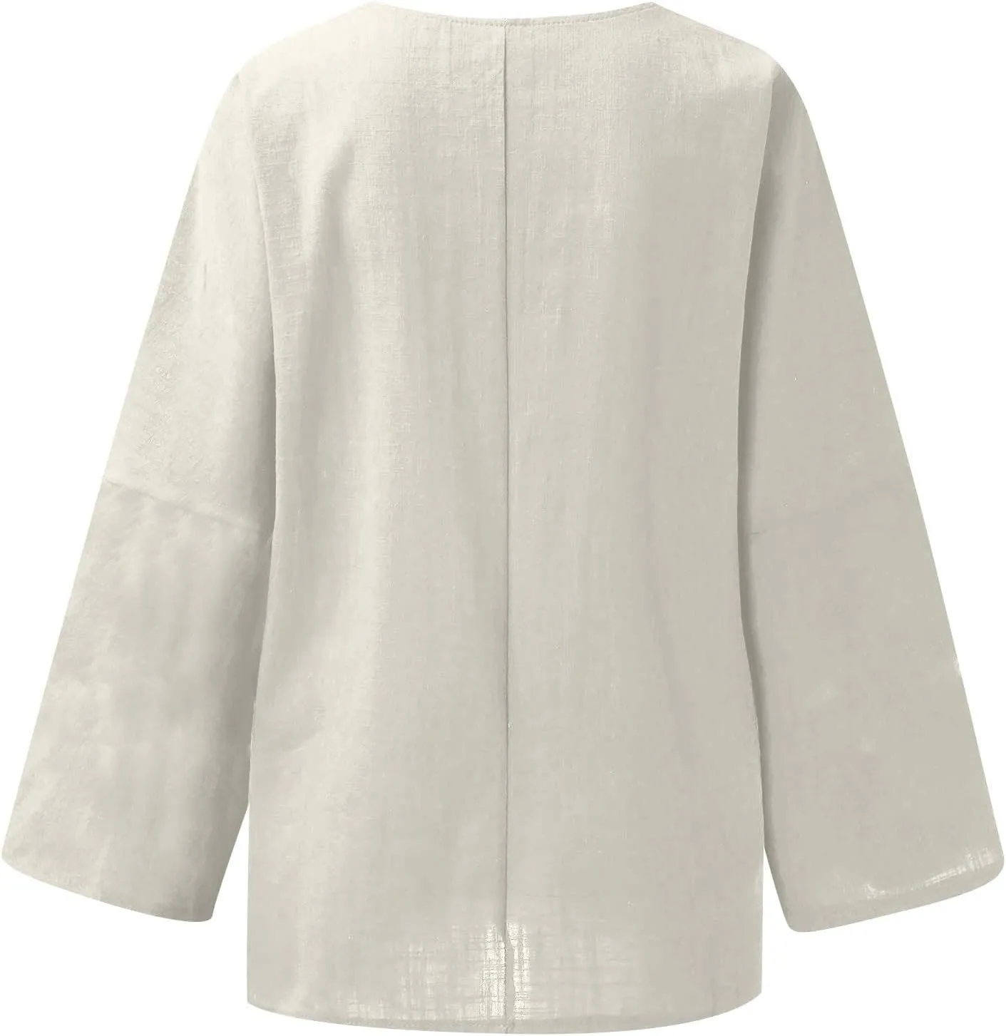 Women's Linen Short Sleeve Top - Breathable Summer Shirt for Women, Soft & Lightweight, Versatile Casual Beach Tee