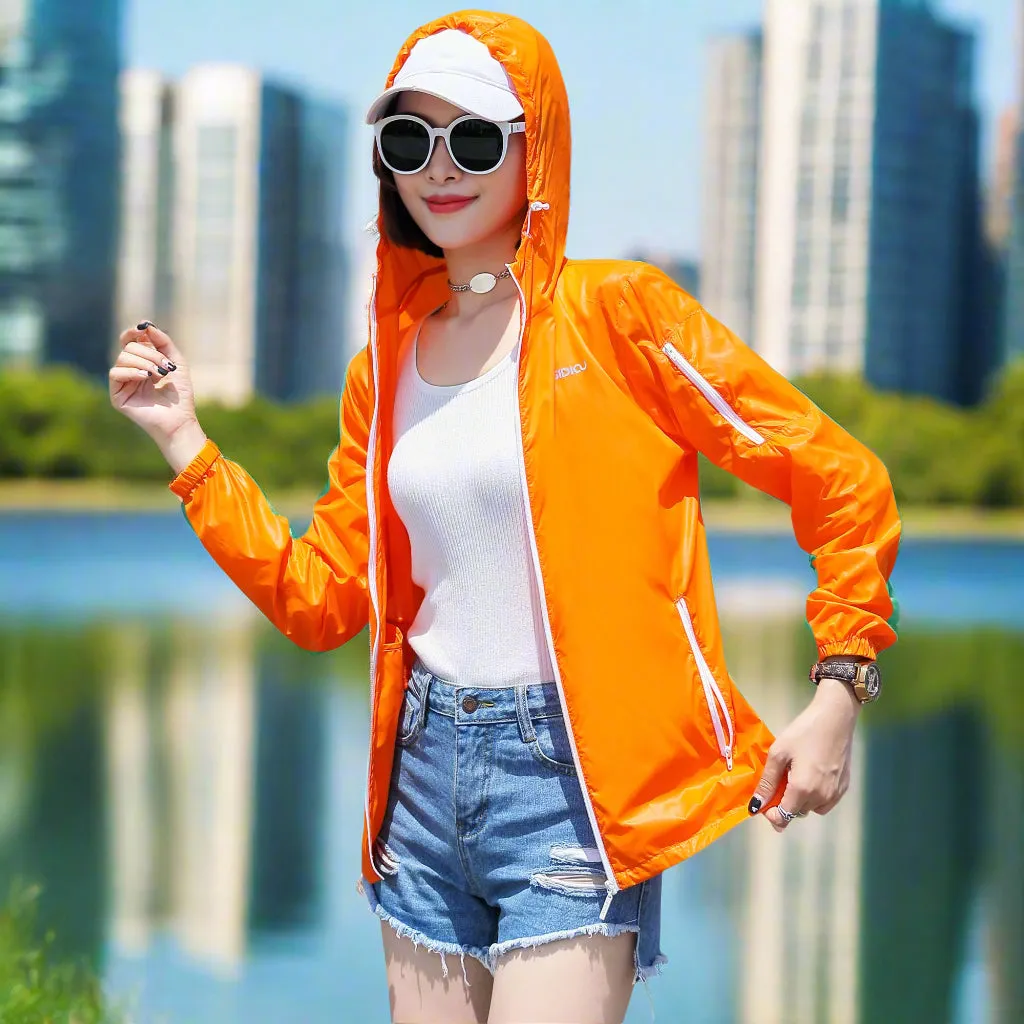 Women's UPF50  Adjustable Lightweight Sun Protection Jacket